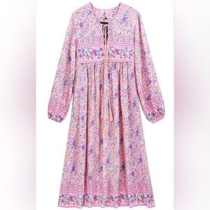Floral Boho Dress NWOT